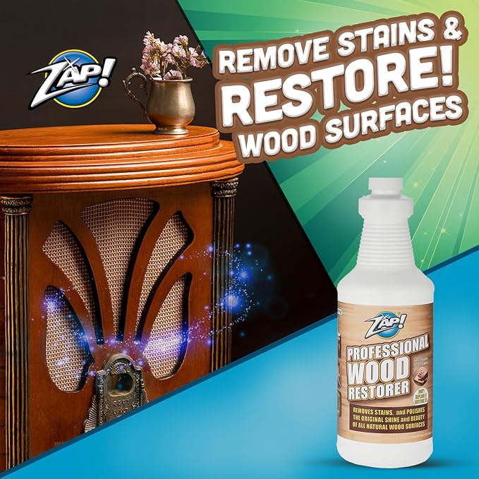 ZAP! Professional Wood Cleaner and Restorer | Clean, & Restore Wooden Furniture - Image 2