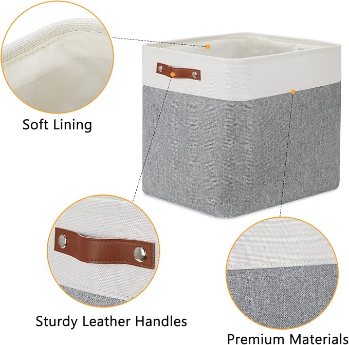 DULLEMELO Extra Large Storage Baskets, Fabric Storage Bins - Image 7
