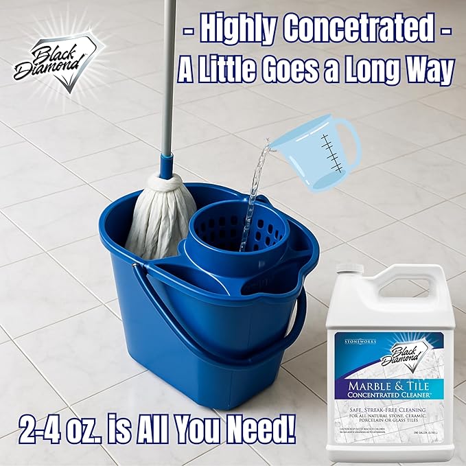 Black Diamond Stoneworks MARBLE & TILE FLOOR CLEANER. Great - Image 5