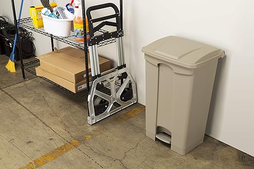 Safco Step On Plastic Trash Can - Image 4