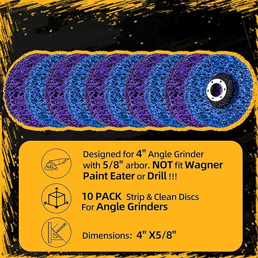 10 Pack Strip Discs Stripping Wheel 4 inch - Image 2