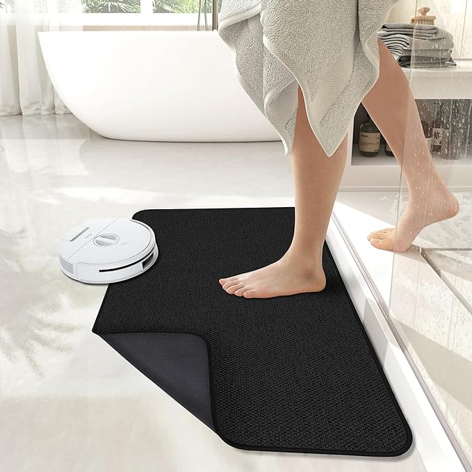 Bath Mat, Ultra Thin Bathroom Runner Rugs, Large Bath Mats - Image 6