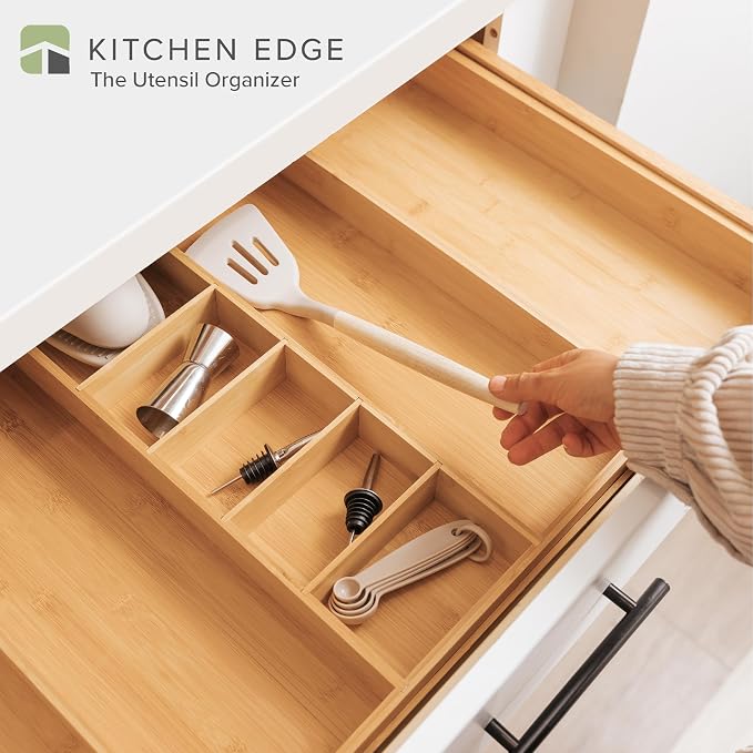 KitchenEdge Adjustable Kitchen Drawer Organizer - Image 2