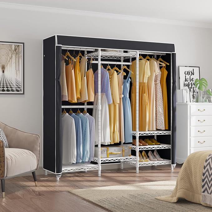 VIPEK V5C Covered Clothes Rack Heavy Duty Portable Closet Wardrobe, - Image 2