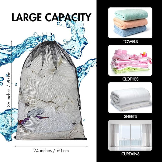 Berlune 30 Pack 24 x 36 Inches Large Mesh Bags - Image 2