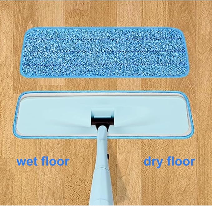 10 Pcs Reusable Mop Pads, 16.5 Inch Microfiber Wet Dry Floor Clean Mop Pad - Image 4