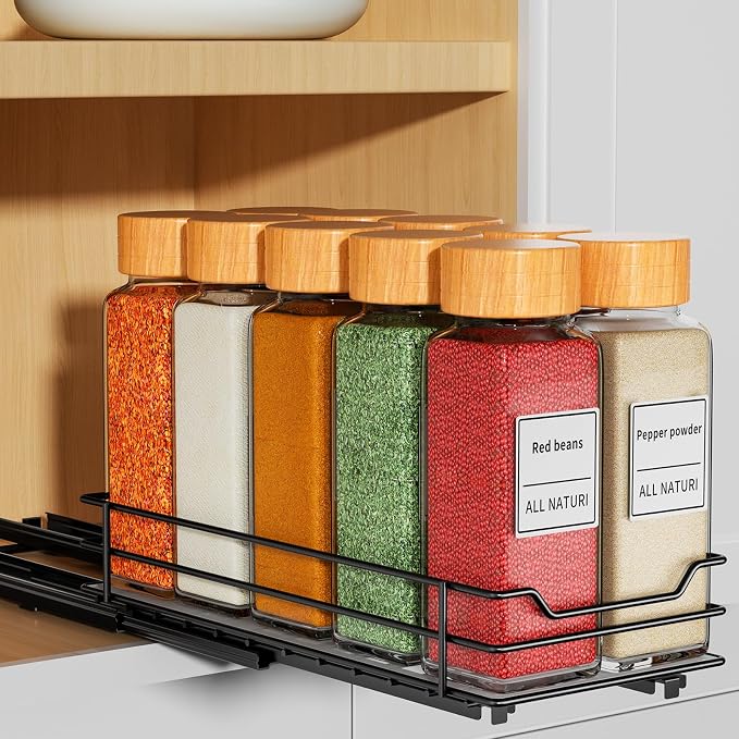 RCHYFEED Pull Out Spice Rack Organizer - Image 9