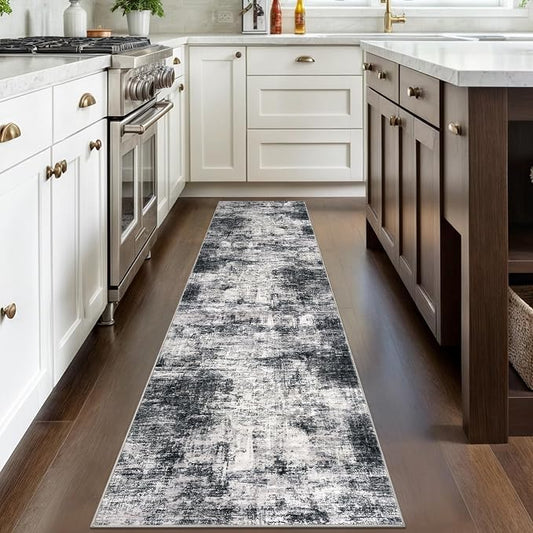 IOHOUZE Abstract Runner Rug 2x8 Ft Washable Runners - Image 2