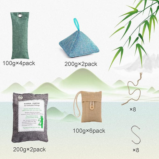 Charcoal Bags Odor Absorber Activated Bamboo Charcoal Air Purifying Bags - Image 2