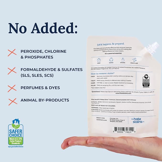 Miss Mouth's Messy Eater Stain Treater - 16oz Refill - Newborn & Baby - Image 5