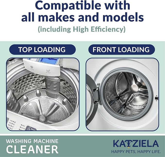 Katziela Washing Machine Cleaner Tablets – 24 Pack – Formulated - Image 6