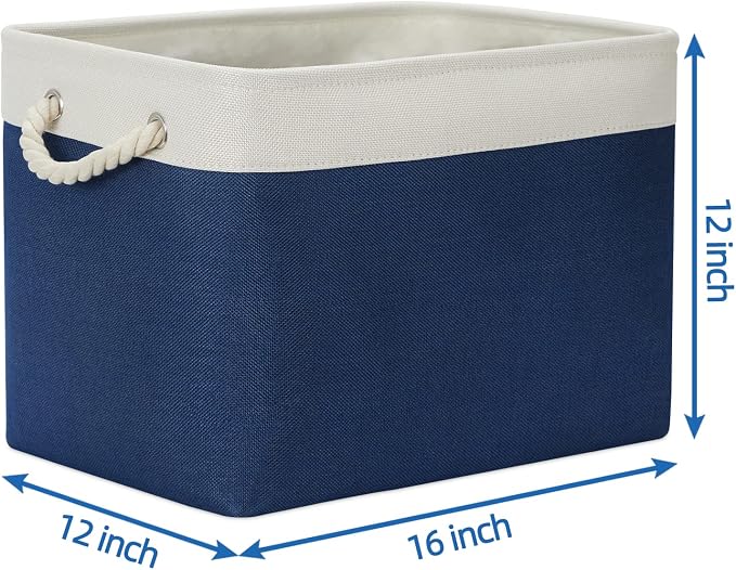 Temary Storage Baskets for Shelves, Decorative Basket - Image 2