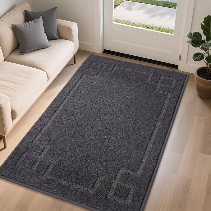 BEQHAUSE Door Mat 36" x 60", Non-Slip Door Mats Indoor Entryway Rugs Washable - Image 9