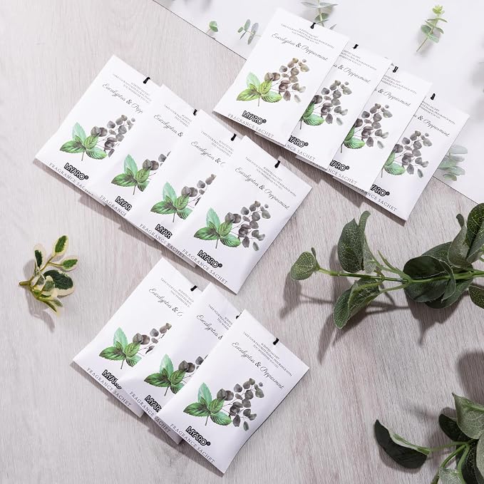 MYARO 12 Packs Eucalyptus Mint Scented Sachets - Image 3