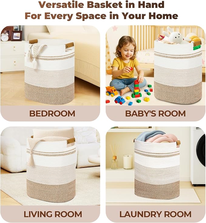 Laundry Basket with Handles - Image 3