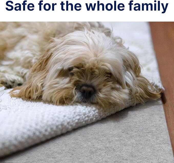 RUGPADUSA - Eco-Plush - 5'x8' - 1/4" Thick - 100% Felt - Premium Cushioned Rug - Image 3