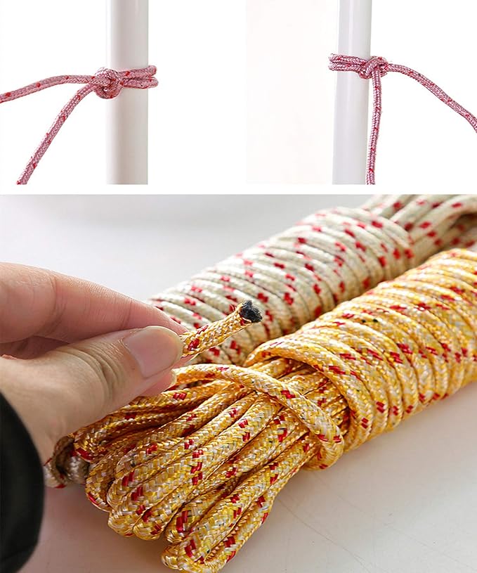 10M Heavy Duty Laundry Drying Clothesline Rope Portable Travel Nylon Cord - Image 3
