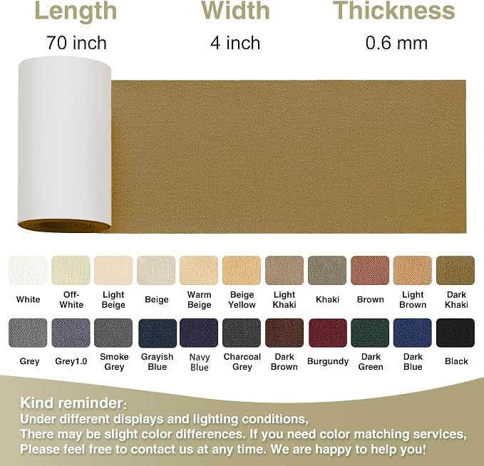 Canvas Repair Tape 4×70 Inch Waterproof Self-Adhesive Fabric Repair Patch - Image 4