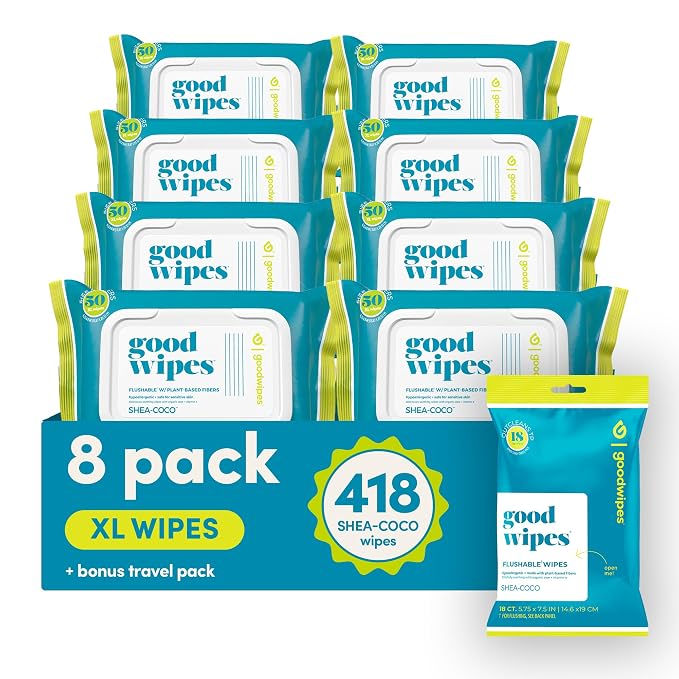 goodwipes Flushable Butt Wipes by goodwipes