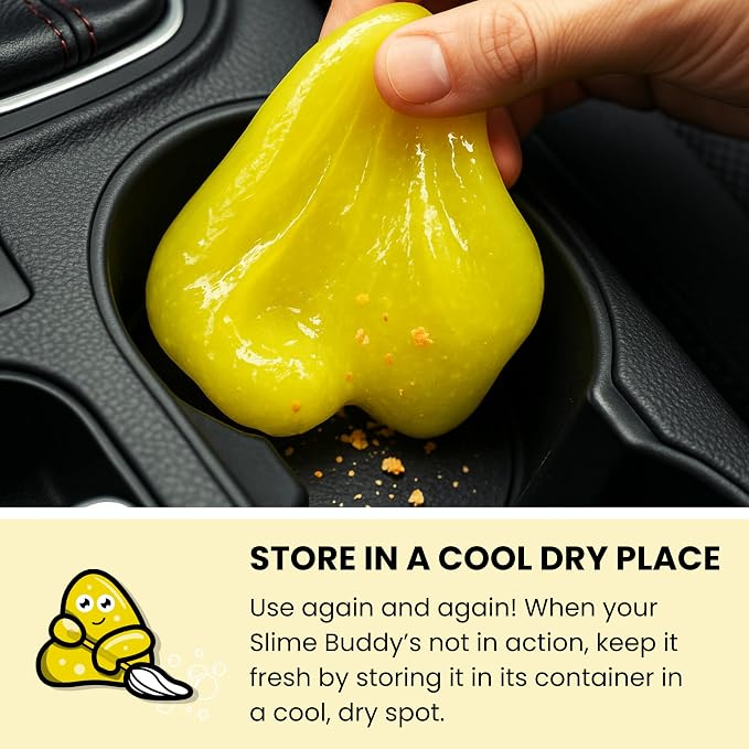 Slime Buddies Car Cleaning Gel Putty - Image 2