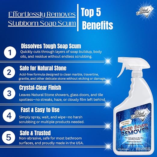 Black Diamond Stoneworks Shower Care Essentials –Natural Stone Shower Sealer - Image 5