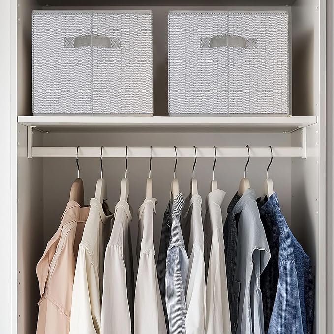 WUIKE Closet Storage Bins, Trapezoid Storage Boxes - Image 3
