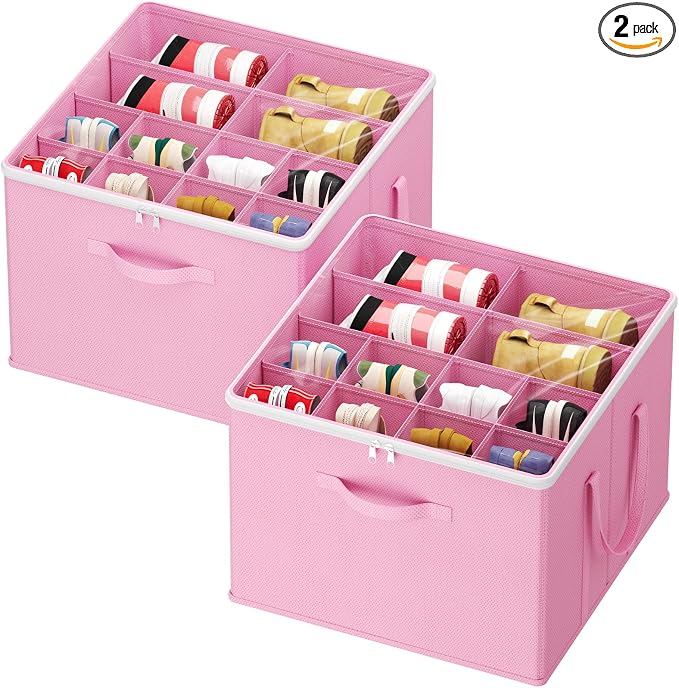 Lifewit Shoe Storage Organizer for Closet Fits 12-16 Pairs, Fabric Large Shoe by Lifewit