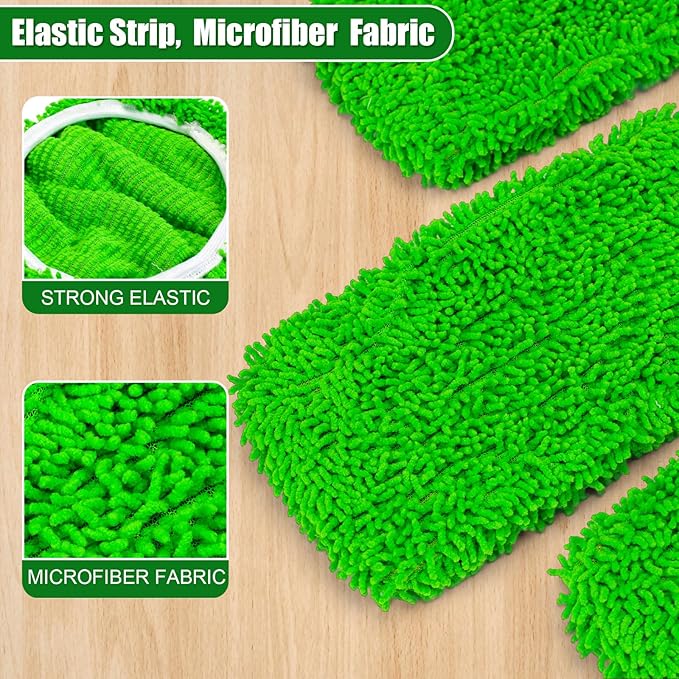 5 Pack Wet Mop Pads Refills for Swiffer Sweeper Mop Microfiber Reusable - Image 3