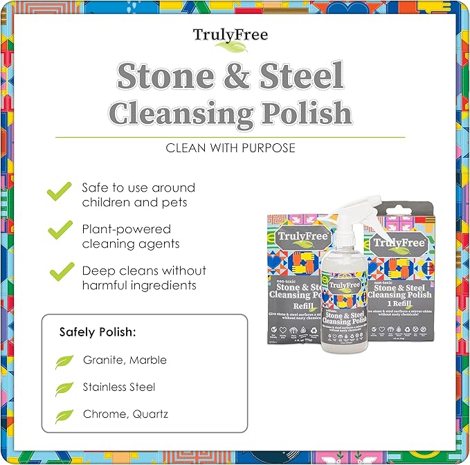 Truly Free Stone & Steel Cleansing Polish Starter Kit - Image 4