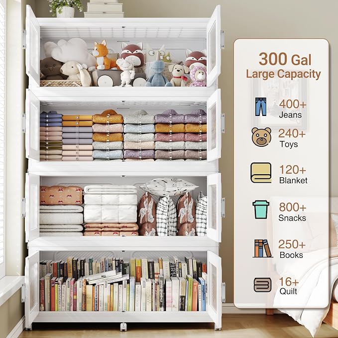 BROVIEW 1200 Qt Stackable Storage Bin - Image 4
