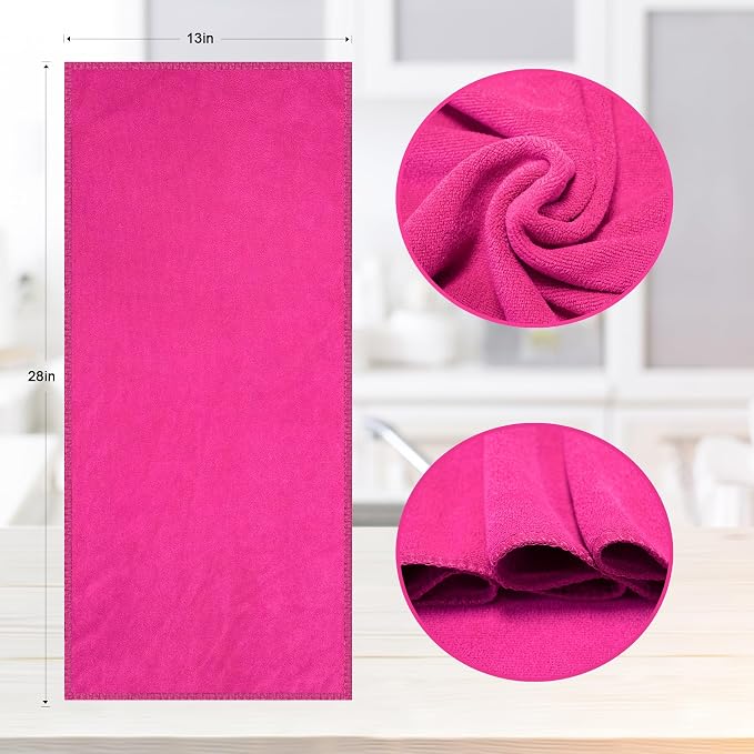 kimteny 13x28 Inches Kitchen Cloth Dish Towels, 400 GSM Premium Dishcloths - Image 6