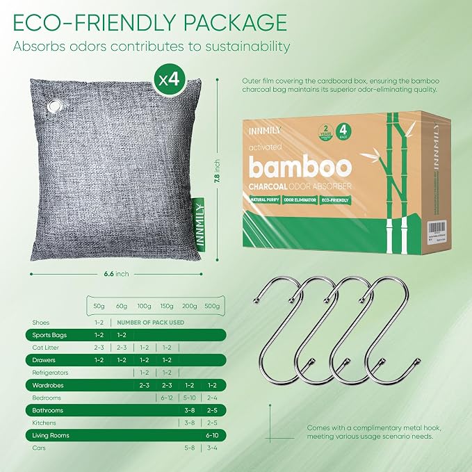 Activated Charcoal Odor Absorber, Odor Eliminator - Image 9