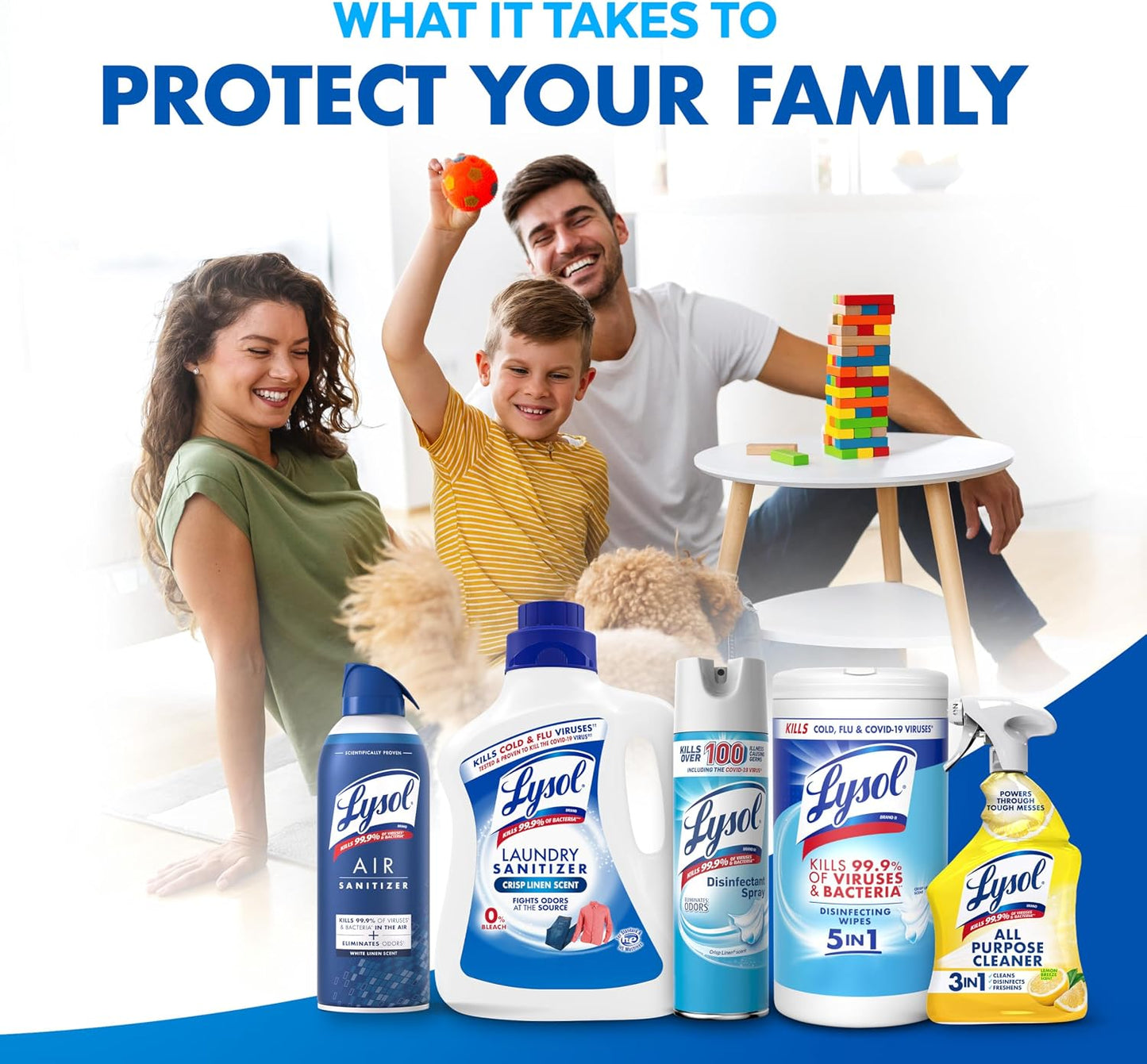 Lysol Disinfecting Wipes, Multi-Surface Cleaner, Crisp Linen, 80 ct. | All Purpose Cleaner, Sanitizing, Deodorizing, Apartment Essentials, Back To School Cleaning Supplies, Kitchen & Bathroom Wipe
