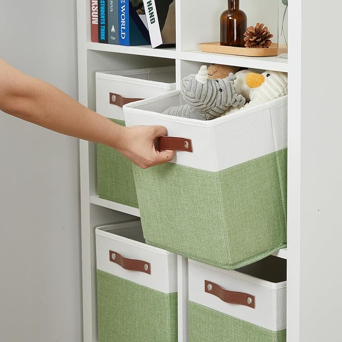 DULLEMELO 11x11 Cube Fabric Organizer Storage Bins - Image 5