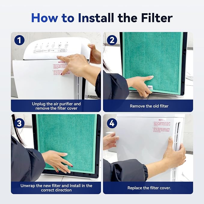 Membrane Solutions MSA3/MSA3S Genuine Pet Odor Removal Air Purifier Filter - Image 8