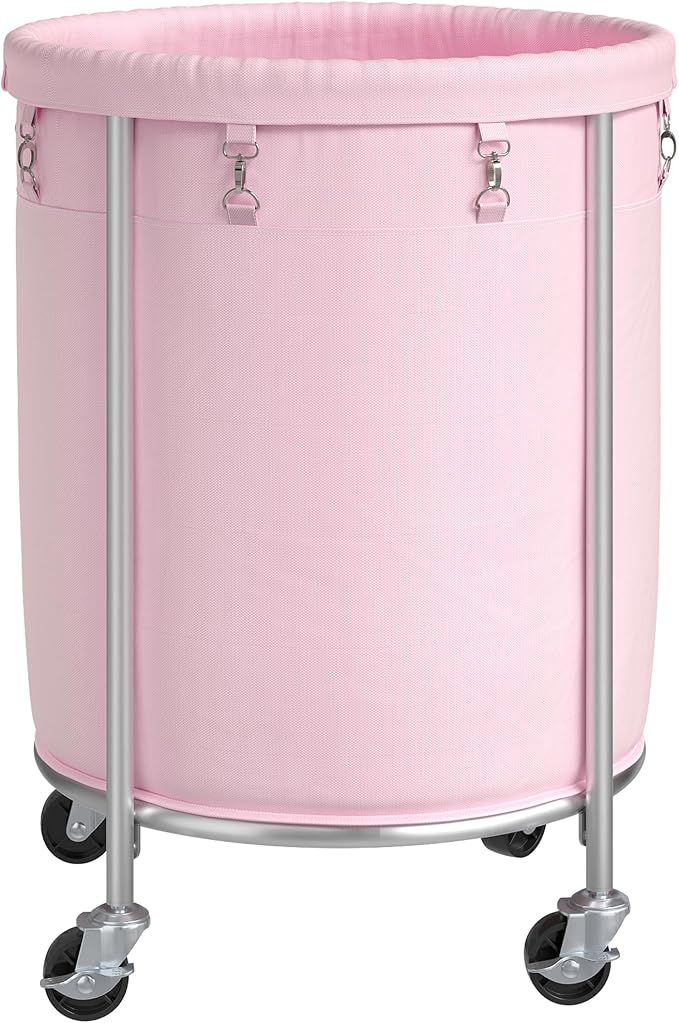 ELYKEN Laundry Basket with Wheels, 170L Rolling Laundry Hamper with Removable by ELYKEN