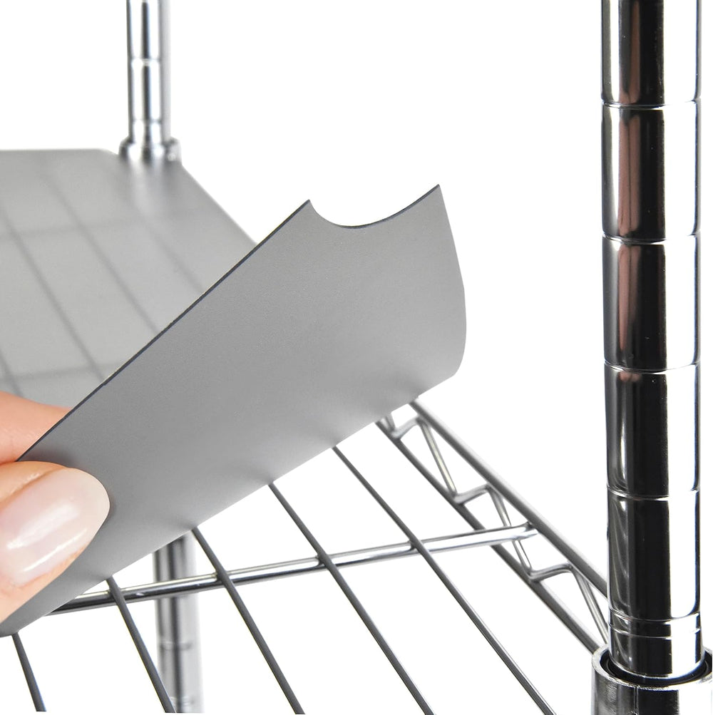 DUALSO Wire Shelf Mat - Thick Wire Shelf Cover - Waterproof Plastic Shelf Lin...