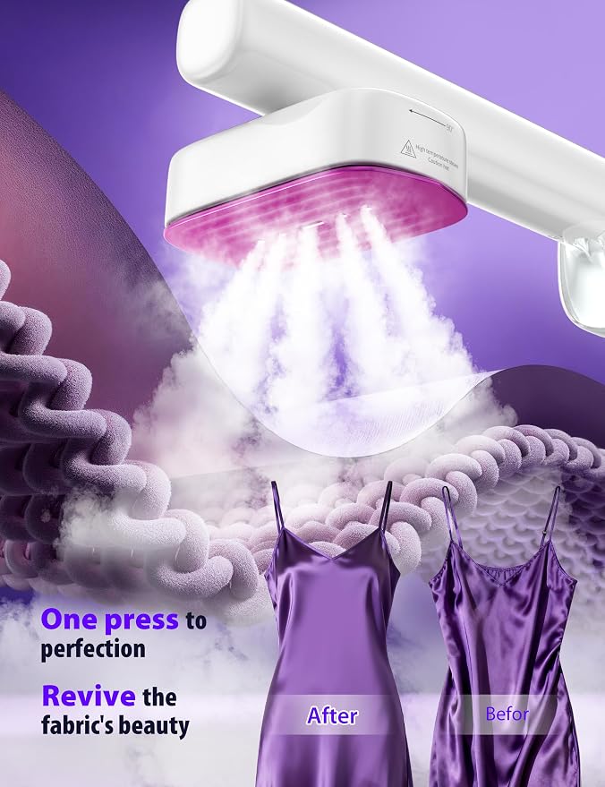 Sundu Steamer for Clothes, 15s Fast Heat-up Handheld Garment Steamer, 35mins - Image 9