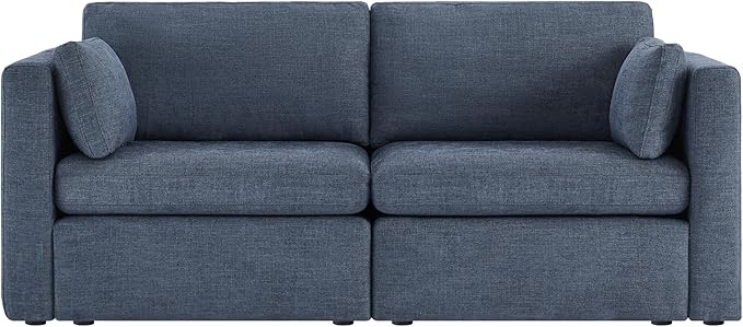 CHITA Small Modular Sectional Fabric Sofa Set, Extra Comfty Loveseat Cloud Couch - Image 4