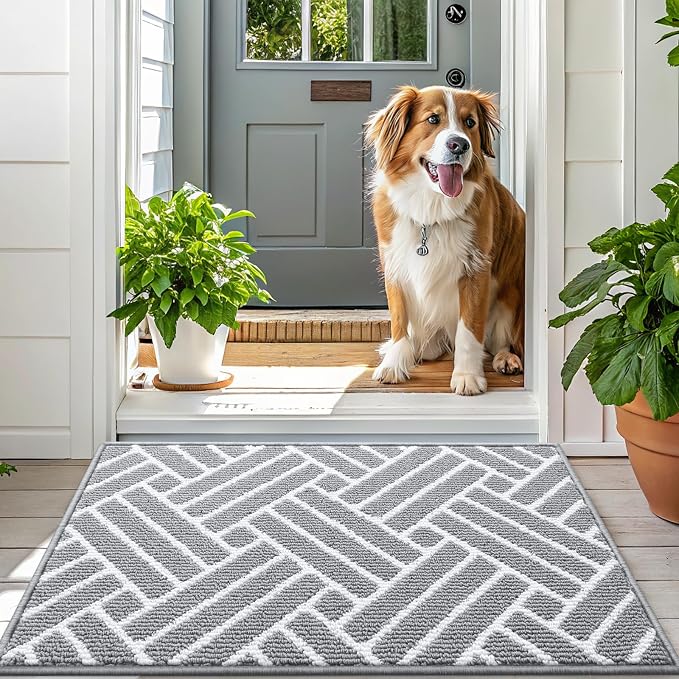OLANLY Large Indoor Door Mat, 59x35 Inch, Dirt Resistant and Absorbent - Image 6