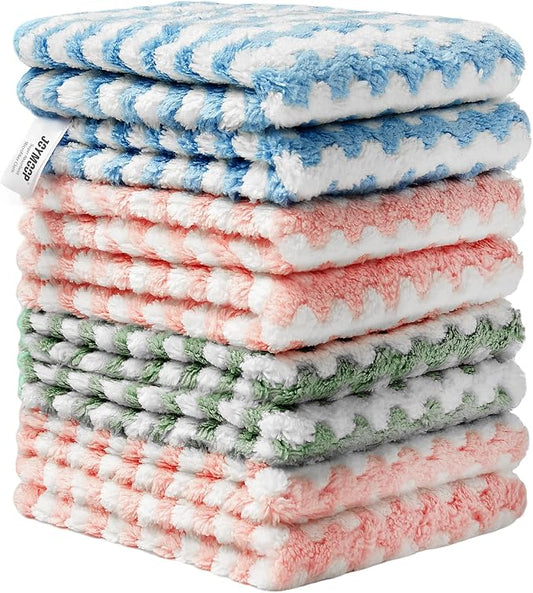 JOYMOOP Microfiber Cleaning Cloth, Mixed Color Towels by JOYMOOP