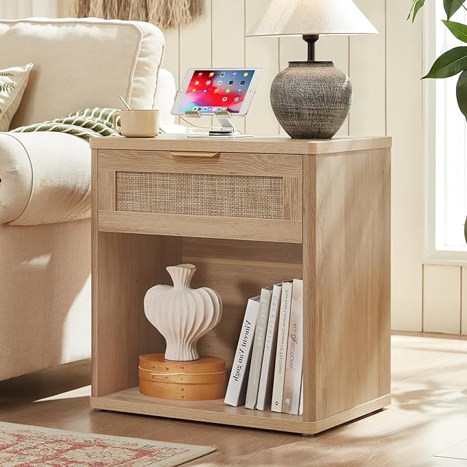 LEYAOYAO Rattan Nightstand - Image 7