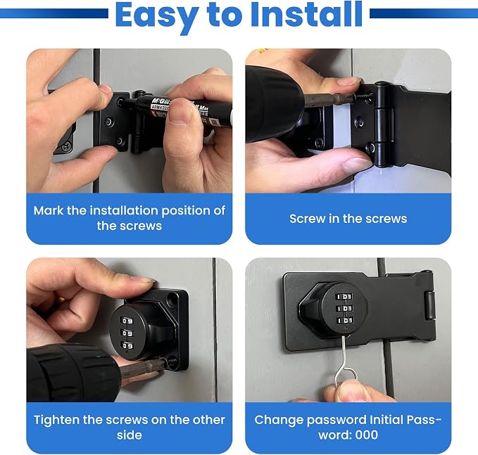 Keyless Cabinet Lock with Combination Code - Image 4