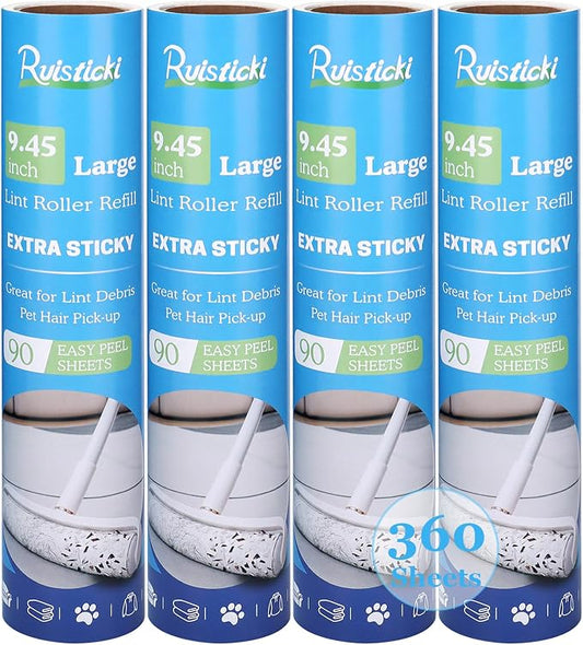 9.45 inch Lint Roller Refills for Large Long Handle Lint Rollers for Carpet by Unknown