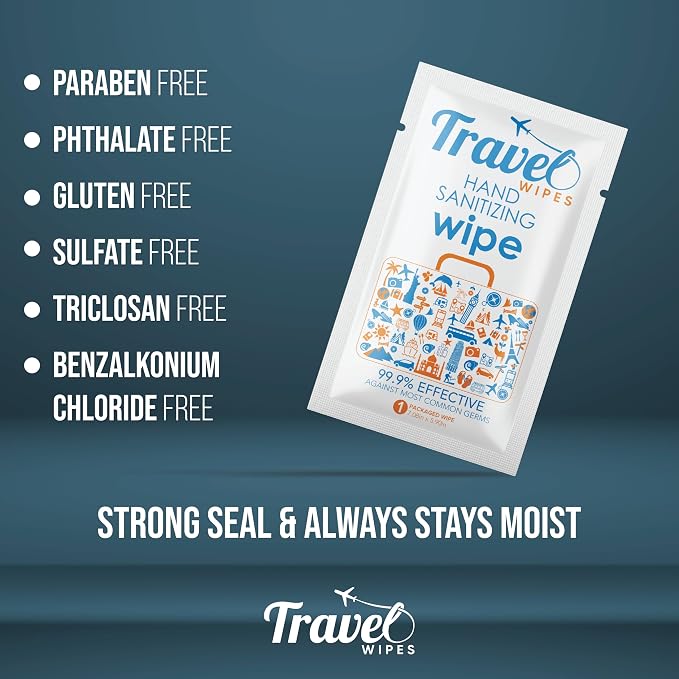 Hand Sanitizing Travel Wipes – 15ct Individually Wrapped | Fragrance-Free - Image 5