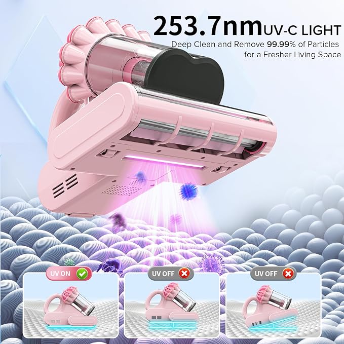 Belife M8 Mattress Vacuum Cleaner, 18Kpa Bed Vacuum Cleaner - Image 3