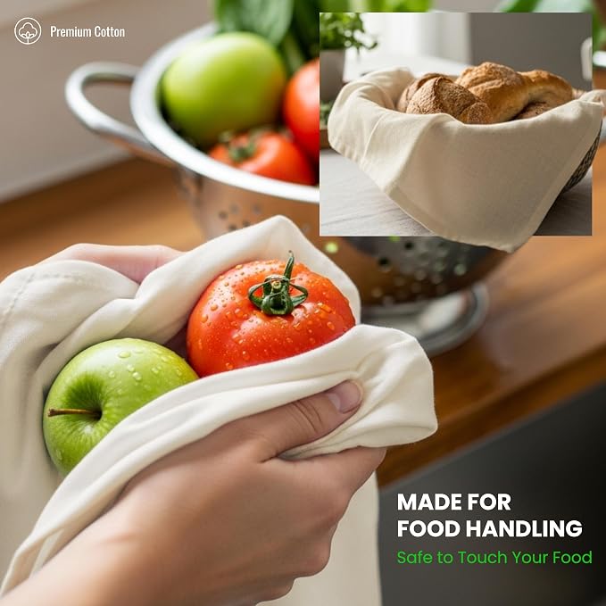 WHITEWRAP Dish Cloths Cotton| Kitchen Wash Cloth| Shop Towels Absorbent and - Image 4