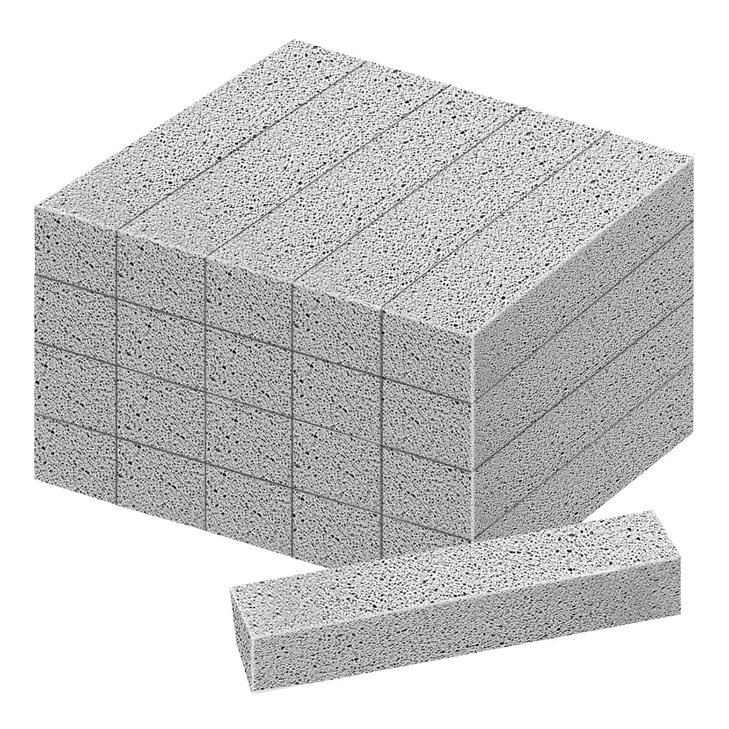 21 Pack Pumice Stone for Toilet Bowl Cleaning, Powerfully Cleans Hard Water Rings, Suitable for Cleaning Toilet, Bathtubs, Pool, Sinks and Grill