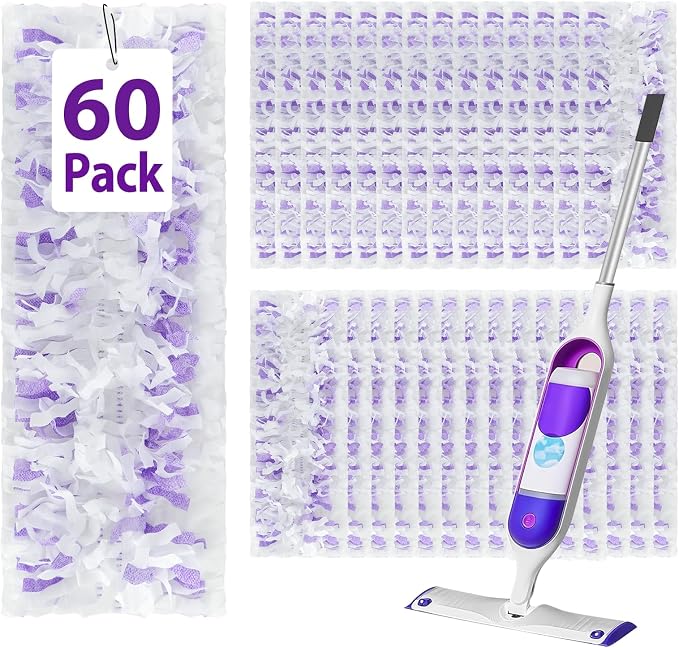 60 Count Disposable Power Mop Refills by Unknown