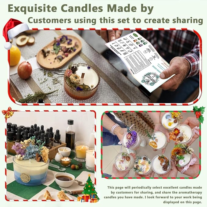 Soy Wax Candle Making Kit Supplies - Image 6